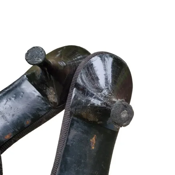 💫SOLD💫Y2k Louis Vuitton Monogram Bow Kitten Heel Mule - Size 35 EU - Picture 4 of 8